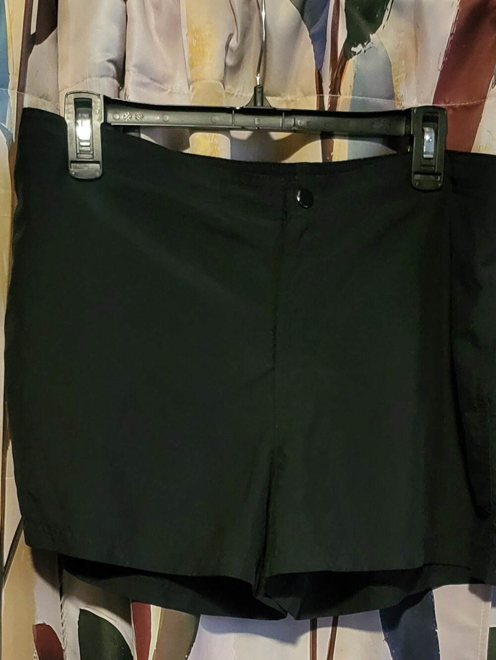 Coco Reef Women's Black Flat Front Performance Shorts